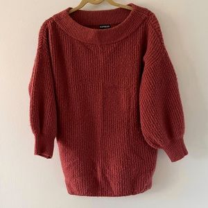 Bundle 4 ($10 items for $20) Express Woman's Oversized Maroon Knit Sweater